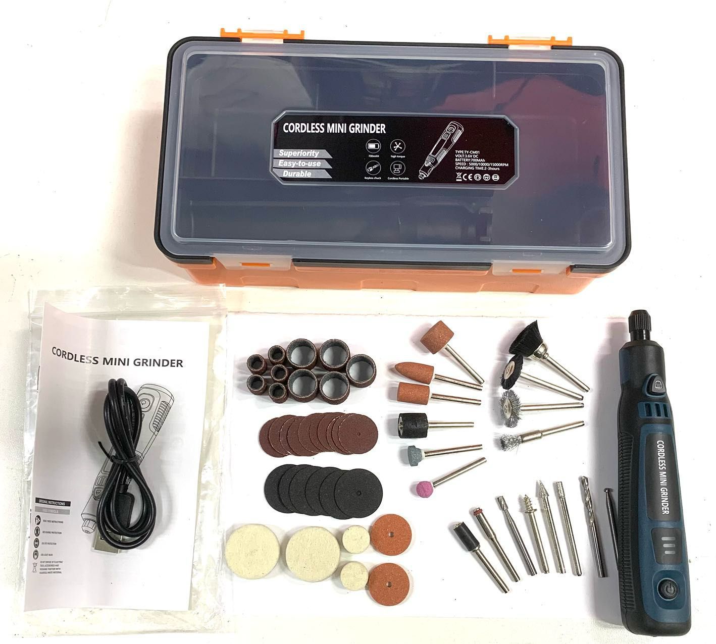 Шлифовальная электронная машинка Cordless Mini Grinder