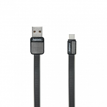 Кабель Remax Platinum RC-044a, USB - USB Type-C, 1 м, черный