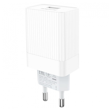 Зарядное устройство BOROFONE BA47A Mighty, 3A, белый