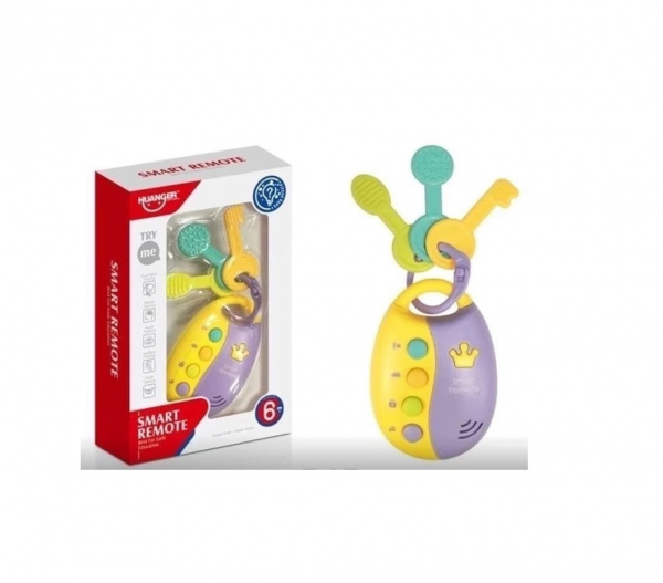 Музыкальная детская игрушка ключи прорезыватель с мелодией Huanger Smart Remote