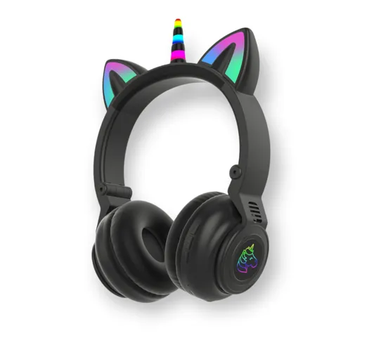 Беспроводные накладные наушники с ушками Cat Ears SP-20A