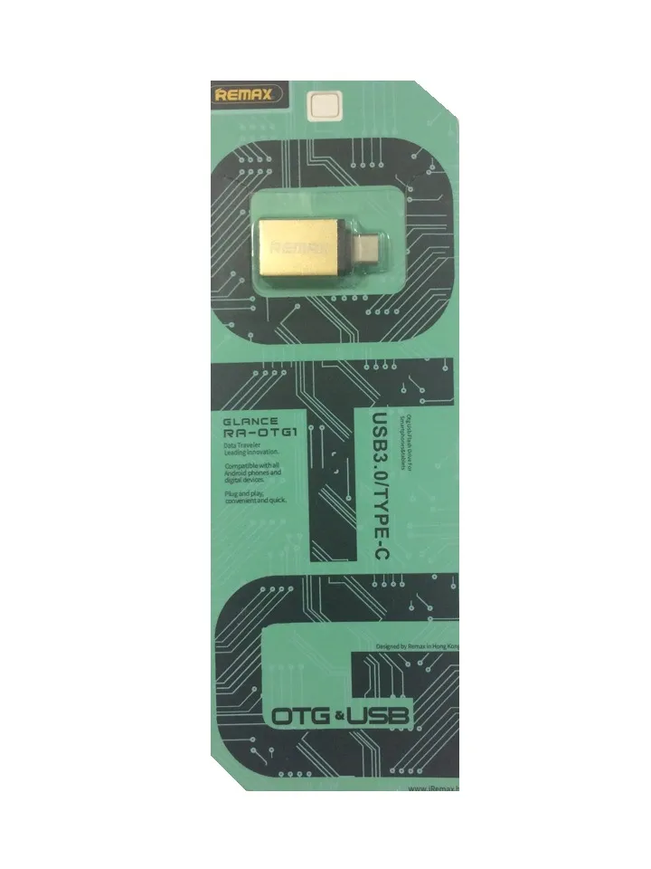 Remax переходник OTG USB / Type-C