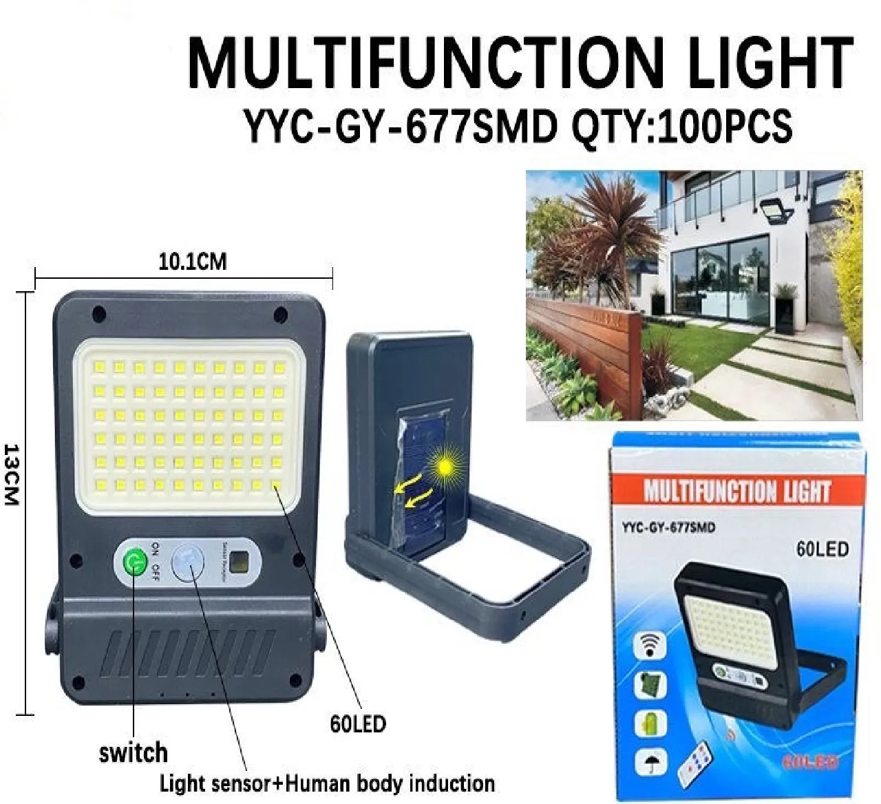 Настенный светильник GY-677-SMD