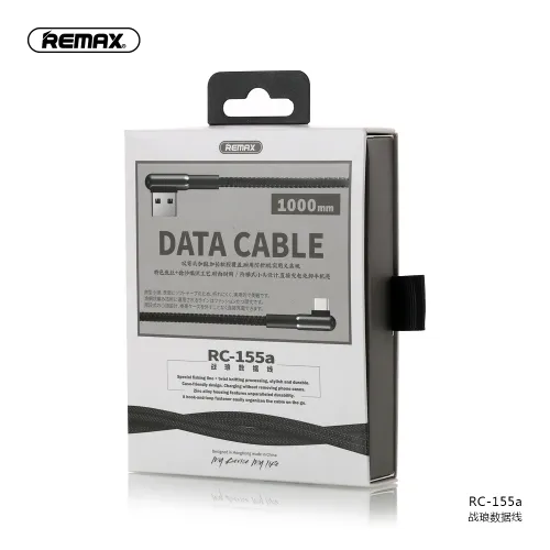 Кабель Remax Gaming RC-155a, USB - USB Type-C, серый